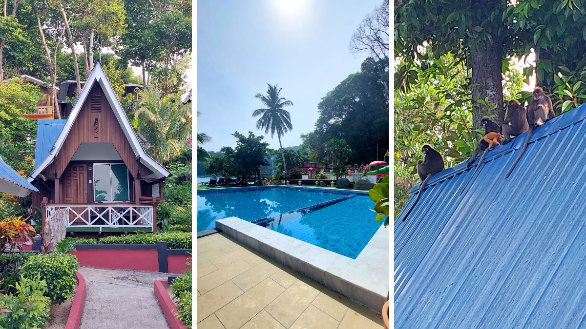 Coral view Island Resort Si trova sull’isola di Besar e lo abbiamo prenotato sul sito ufficiale