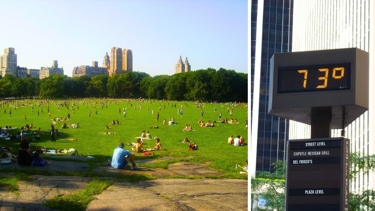 Qual è la migliore app meteo per New York?
Dopo anni e anni passati a New York ma soprattutto dopo aver conosciuto mio marito che è particolarmente appassionato di meteo, ho imparato una cosa: le app americane tendono a essere molto più precise di quelle generiche europee, soprattutto sui cambiamenti del meteo nella stessa giornata.
Prova infatti a consultare AccuWeather, The Weather Channel e Apple Weather, soprattutto per le previsioni orarie e i cambi di tempo improvvisi.
Ma, come ti ho accennato prima, anche le app a New York a volte alzano bandiera bianca, Proprio per il clima che cambia così rapidamente. Tanto che ci sono giornate in cui e previsioni sembrano aggiornarsi più velocemente dei cartelloni pubblicitari di Times Square.