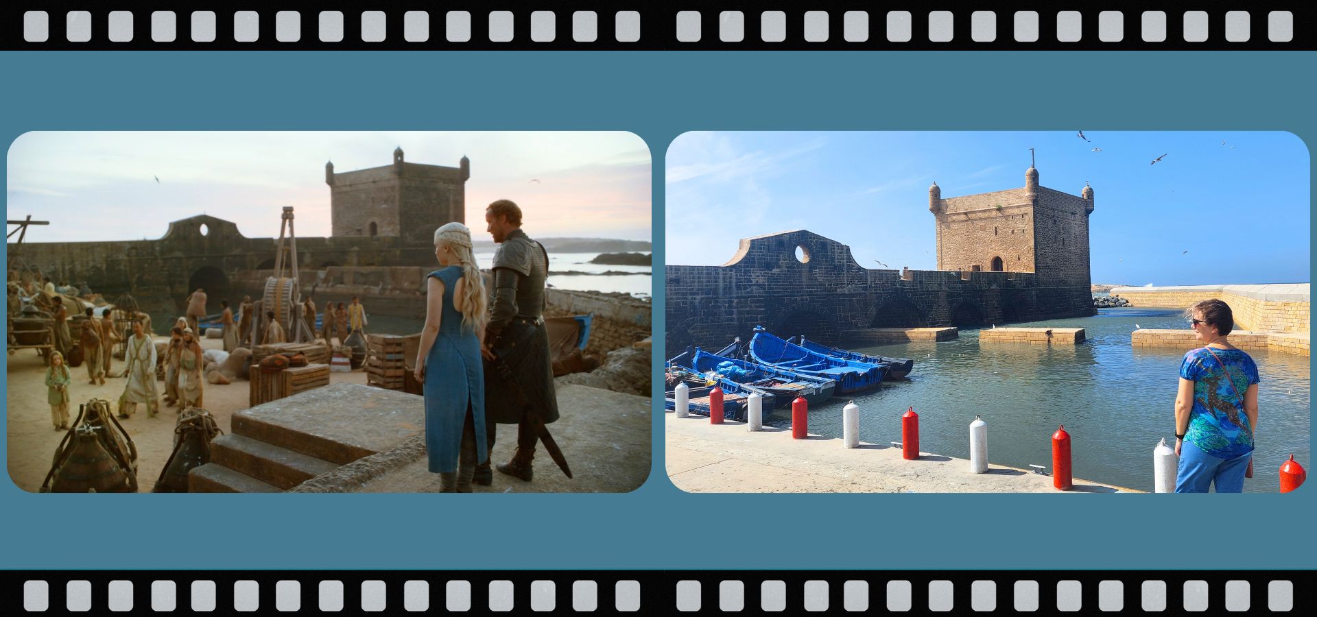 Se vuoi vivere un’esperienza di viaggio a tema Trono di Spade, sappi che Essaouira (la città di Astapor) è una città che vale davvero la pena visitare. in questo articolo ti spieghiamo e ti mostriamo tutte le location per immergerti completamente dentro le puntate di astapor